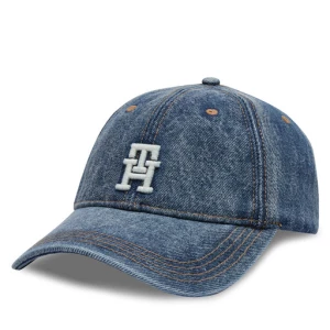 Czapka z daszkiem Tommy Hilfiger Utility Denim Cap AW0AW16361 Niebieski