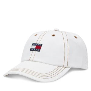 Czapka z daszkiem Tommy Jeans Heritage AW0AW17572 Kremowy