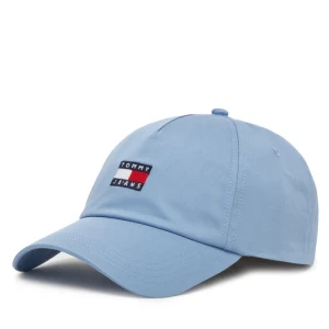 Czapka z daszkiem Tommy Jeans Heritage Core 5 Panel AW0AW16991 Błękitny
