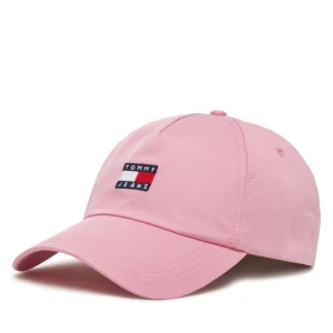 Czapka z daszkiem Tommy Jeans Heritage Core 5 Panel AW0AW16991 Brązowy