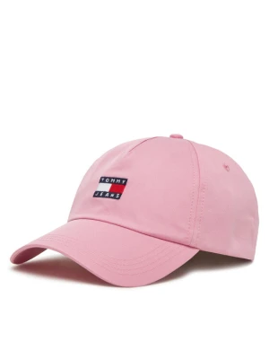 Czapka z daszkiem Tommy Jeans Heritage Core 5 Panel AW0AW16991 Brązowy