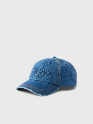 Czapka z daszkiem Tommy Jeans niebieski denim