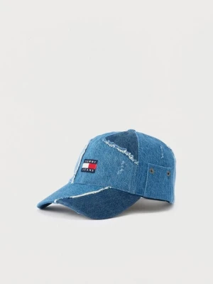 Czapka z daszkiem Tommy Jeans niebieski denim