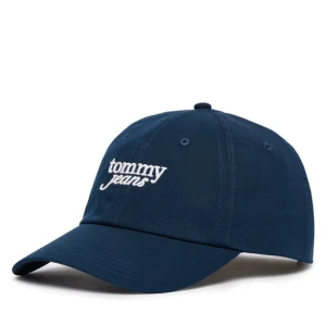Czapka z daszkiem Tommy Jeans Scri AW0AW18358 Granatowy
