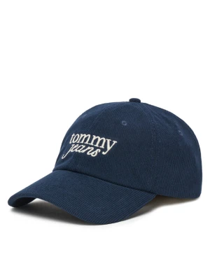 Czapka z daszkiem Tommy Jeans Script AW0AW17908 Granatowy