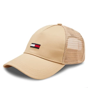 Czapka z daszkiem Tommy Jeans Tjm Elongated Flag Trucker Cap AM0AM12425 Beżowy