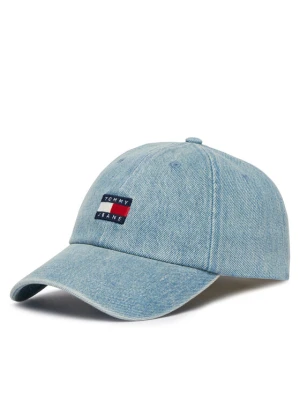 Czapka z daszkiem Tommy Jeans Tjm Heritage Denim Cap AM0AM14204 Niebieski