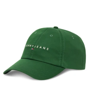 Czapka z daszkiem Tommy Jeans Tjm Linear Logo Cap AM0AM12958 Zielony