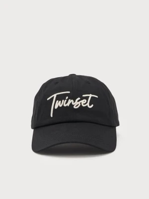 Czapka z daszkiem TWINSET czarny