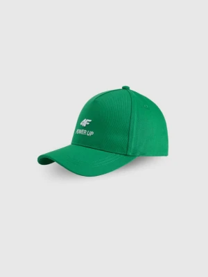 Czapka z daszkiem uniseks 4F 4FWSS26ACABU555 - zielona