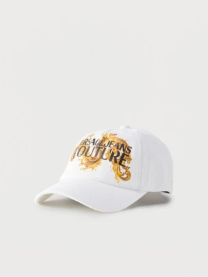 Czapka z daszkiem Versace Jeans Couture biały