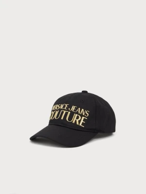 Czapka z daszkiem Versace Jeans Couture czarny melanż