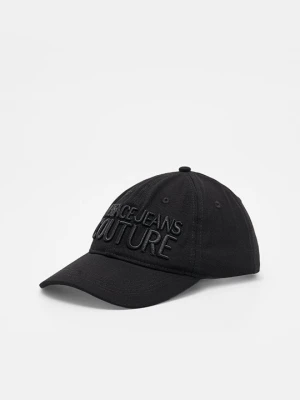 Czapka z daszkiem Versace Jeans Couture czarny melanż