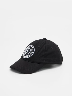 Czapka z daszkiem Versace Jeans Couture czarny melanż