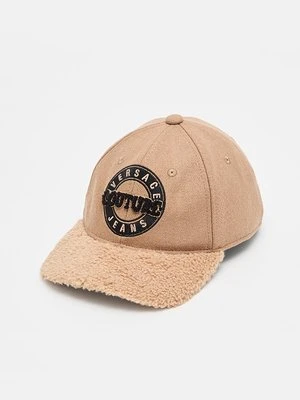 Czapka z daszkiem Versace Jeans Couture jasny brąz