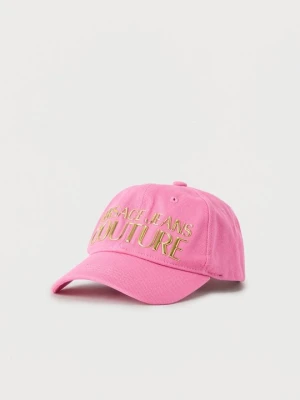 Czapka z daszkiem Versace Jeans Couture różowy