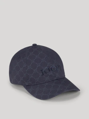 Czapka z daszkiem w kolorze granatowym Joop