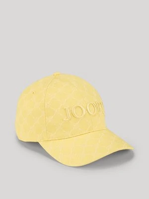 Czapka z daszkiem w kolorze żółtym Joop