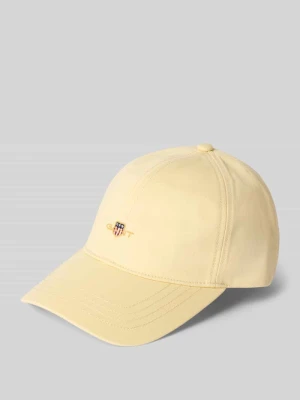 Czapka z daszkiem z bawełny z wyhaftowanym logo Gant