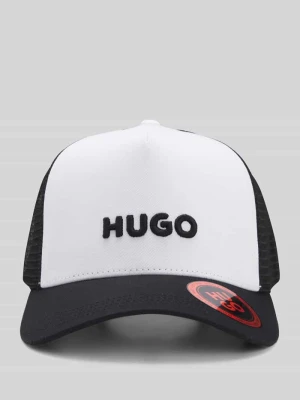 Czapka z daszkiem z bawełny ze wstawką z siateczki model 'MARSEL TRUCKER' HUGO