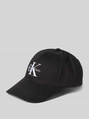 Czapka z daszkiem z czystej bawełny CK Calvin Klein