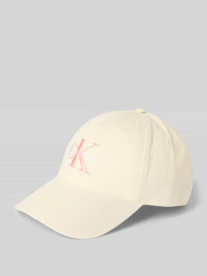 Czapka z daszkiem z czystej bawełny CK Calvin Klein