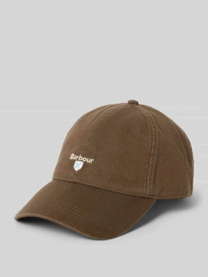 Czapka z daszkiem z czystej bawełny model 'CASCADE' Barbour Oliwkowy