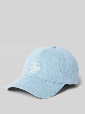Czapka z daszkiem z czystej bawełny model ‘EMBROIDERED DENIM CAP’ Tommy Hilfiger