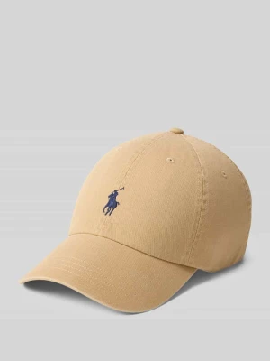 Czapka z daszkiem z czystej bawełny Polo Ralph Lauren Khaki