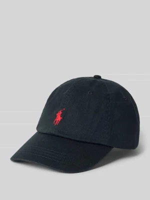 Czapka z daszkiem z czystej bawełny Polo Ralph Lauren Czarny