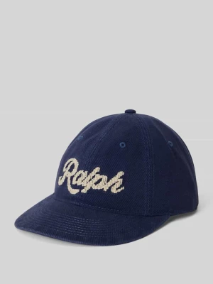 Czapka z daszkiem z czystej bawełny z wyhaftowanym logo Polo Ralph Lauren