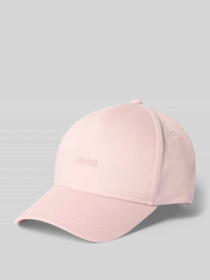 Czapka z daszkiem z detal z logo z czystej bawełny HUGO