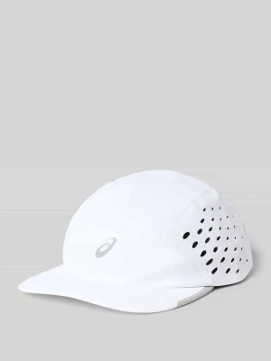 Czapka z daszkiem z dodatkiem streczu Asics Złamany biały