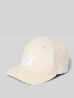 Czapka z daszkiem z domieszką lnu model '9FORTY® MC' New Era Piaskowy