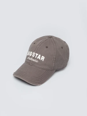 Czapka z daszkiem z haftem brązowa Densa 804 BIG STAR