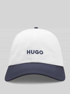 Czapka z daszkiem z haftowanym logo HUGO