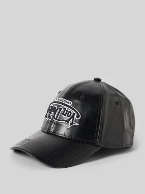 Czapka z daszkiem z imitacji skóry model ‘DETROID’ Von Dutch