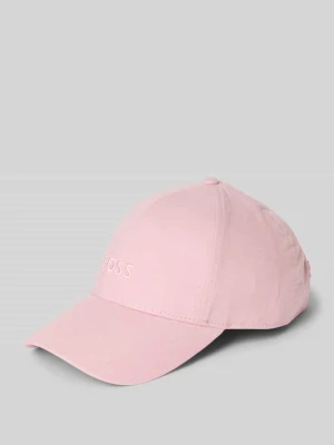 Czapka z daszkiem z lnu z wyhaftowanym logo model ‘Ari’ Boss