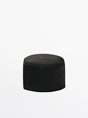 Czapka Z Daszkiem Z Mieszanki Wełny - Czarny - Massimo Dutti - Female