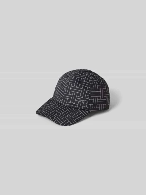 Czapka z daszkiem z nadrukiem z logo Kenzo Czarny