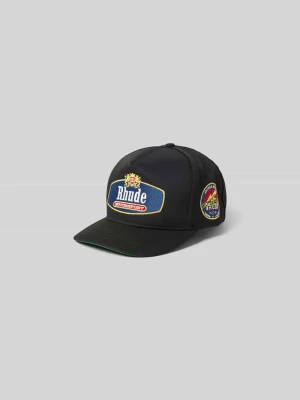 czapka z daszkiem z naszywką z logo Rhude Czarny