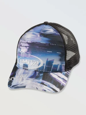 Czapka z daszkiem z wielobarwną grafiką Reporter