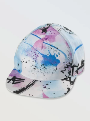 Czapka z daszkiem z wielobarwną grafiką Reporter