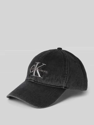 Czapka z daszkiem z wyhaftowanym logo CK Calvin Klein