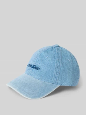 Czapka z daszkiem z wyhaftowanym logo CK Calvin Klein