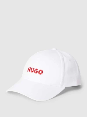 Czapka z daszkiem z wyhaftowanym logo HUGO