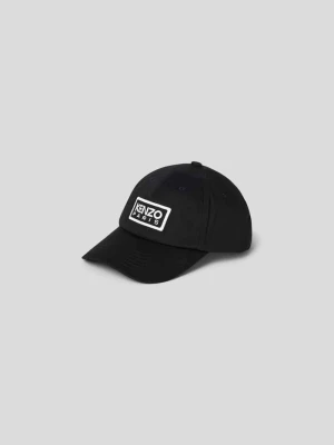 Czapka z daszkiem z wyhaftowanym logo Kenzo Czarny