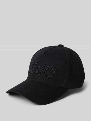 Czapka z daszkiem z wyhaftowanym logo Liu Jo White