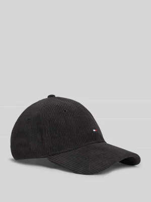 Czapka z daszkiem z wyhaftowanym logo model 'FLAG CORD' Tommy Hilfiger czarny