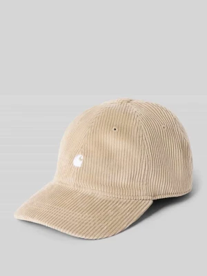 Czapka z daszkiem z wyhaftowanym logo model 'Harlem' Carhartt WIP Beżowy